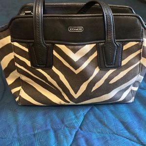 🌸COACH MINI ZEBRA PRINT TOTE🌸
